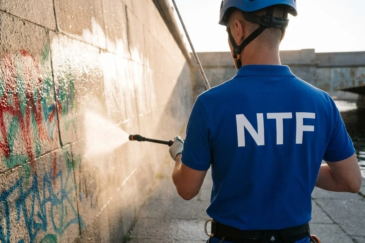 Nettoyage anti-graffiti